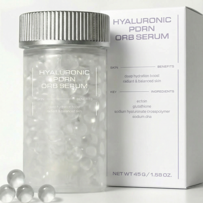 Lachs DNA Orb Serum. Das Serum, das seine Form verändert, sobald Sie es berühren.