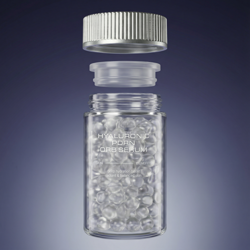 Lachs DNA Orb Serum. Das Serum, das seine Form verändert, sobald Sie es berühren.