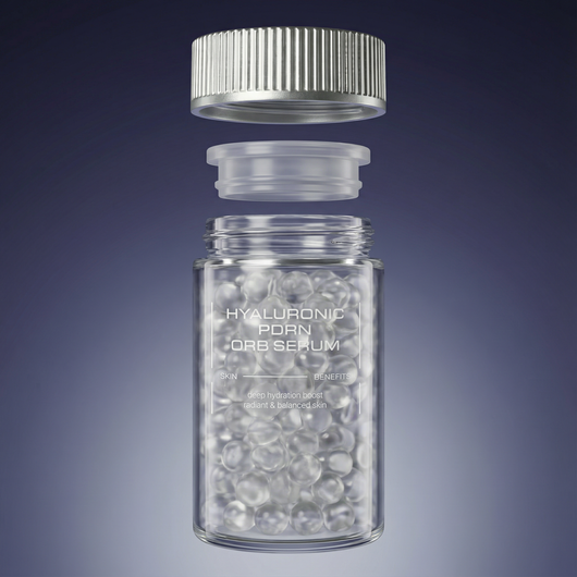 Lachs DNA Orb Serum. Das Serum, das seine Form verändert, sobald Sie es berühren.